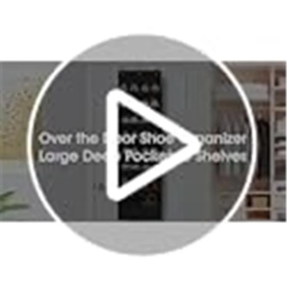 over door shoe organizer hanging closet storage rack deep pockets heavy duty